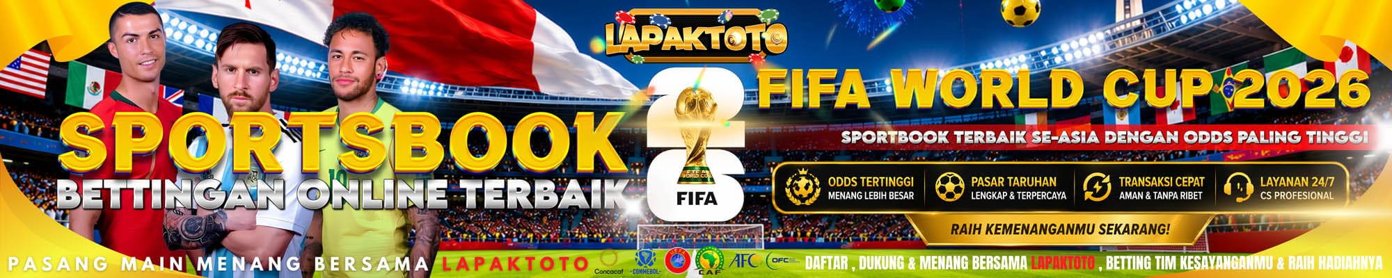 Rayakan FIFA World Cup Bersama LAPAKTOTO
